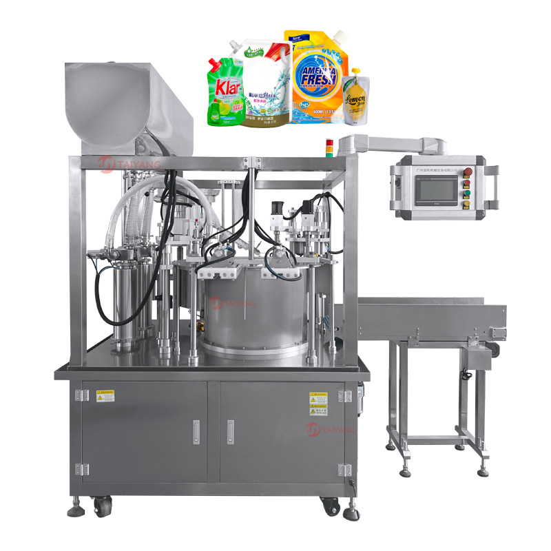 Two-head Stand-up Bag Filling and Capping Machine