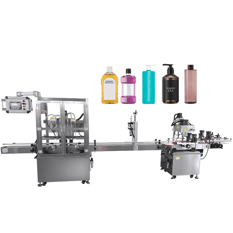 Six-head Liquid Filling and Capping Machine